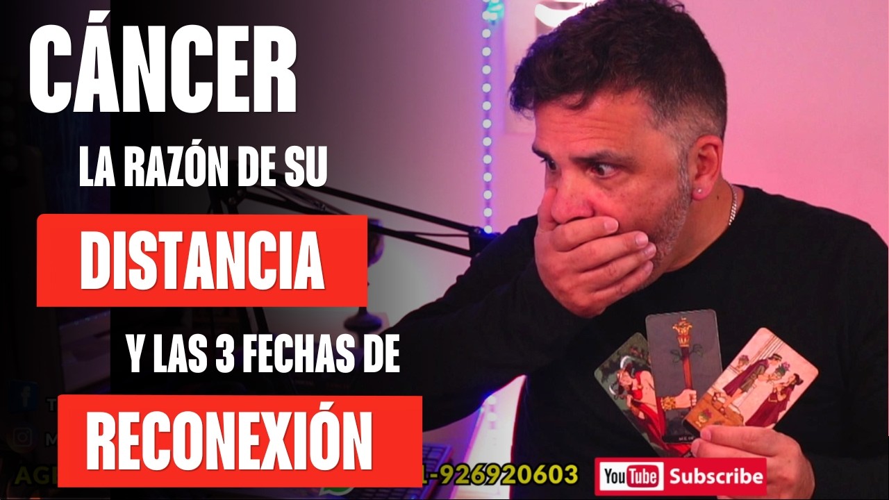 ♋C&Aacute;NCER, 💔LA RAZ&Oacute;N DE SU DISTANCIA Y LAS 3 FECHAS EXACTAS DE RECONEXI&Oacute;N EN ABRIL♋ Tarot Amor hoy