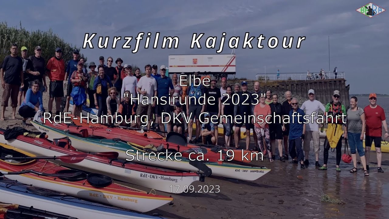 Kurzfilm Kajaktour Elbe Hansirunde (September 2023)
