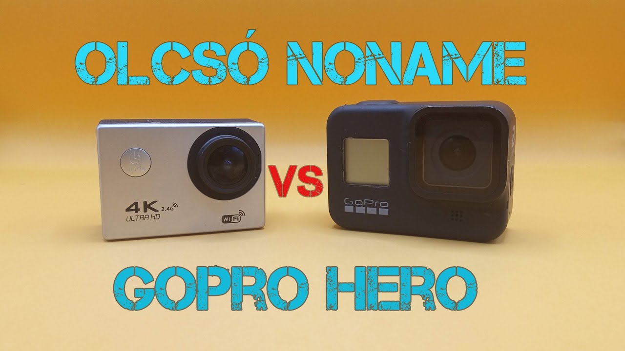 GoPro vs NoName, olcsó akciókamera | 4K-s akciókamerák