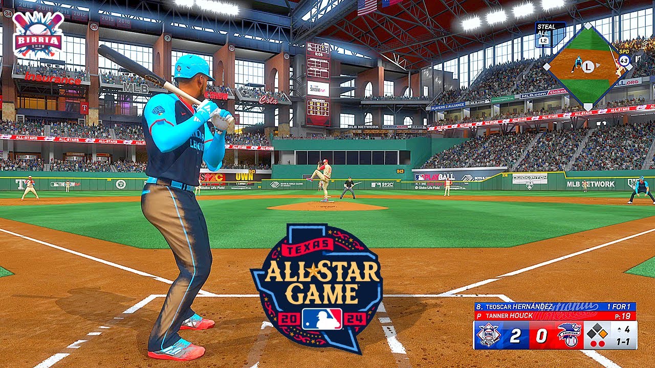 MLB The Show 24 All Star Game 2024 - National League vs American League - Gameplay PS5 60FPS