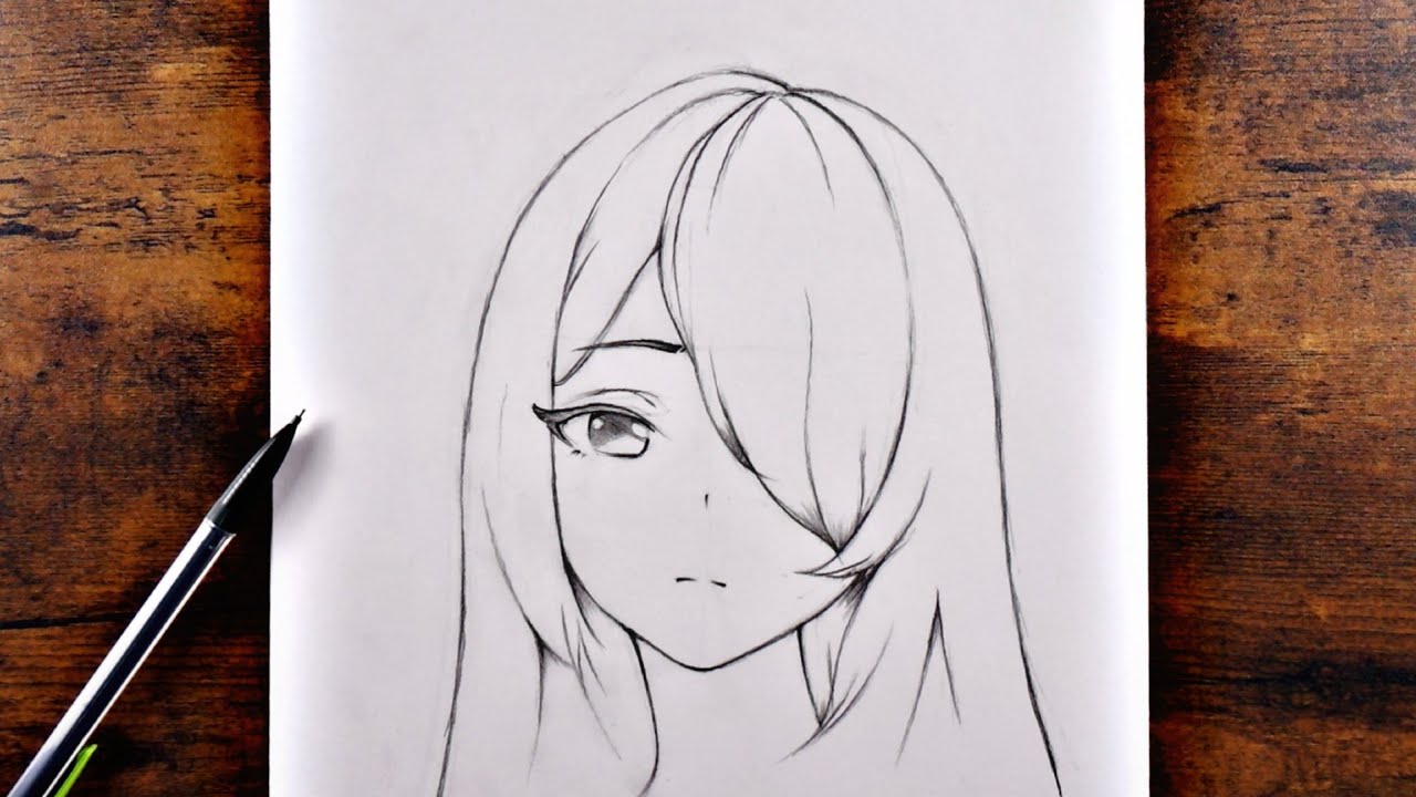 How to Draw anime Girl | Easy Anime Drawing step by step