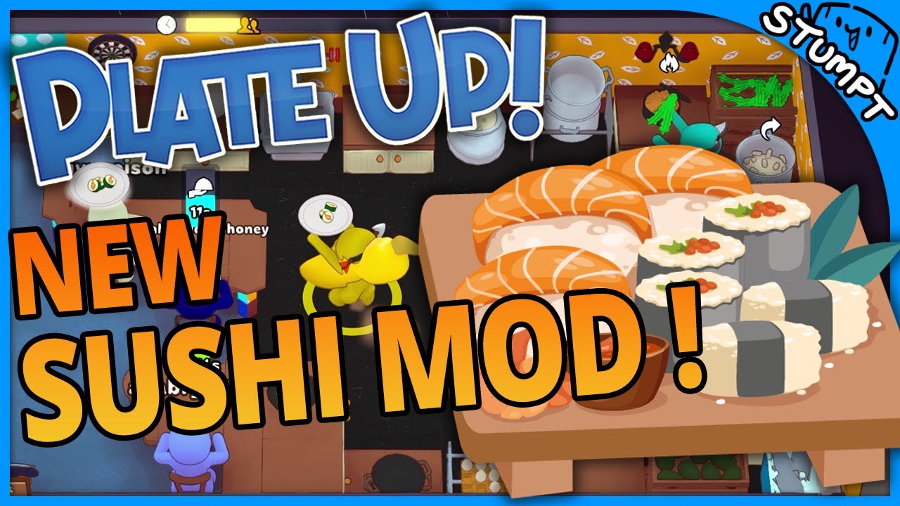 NEW SUSHI MOD!! - Plate Up!