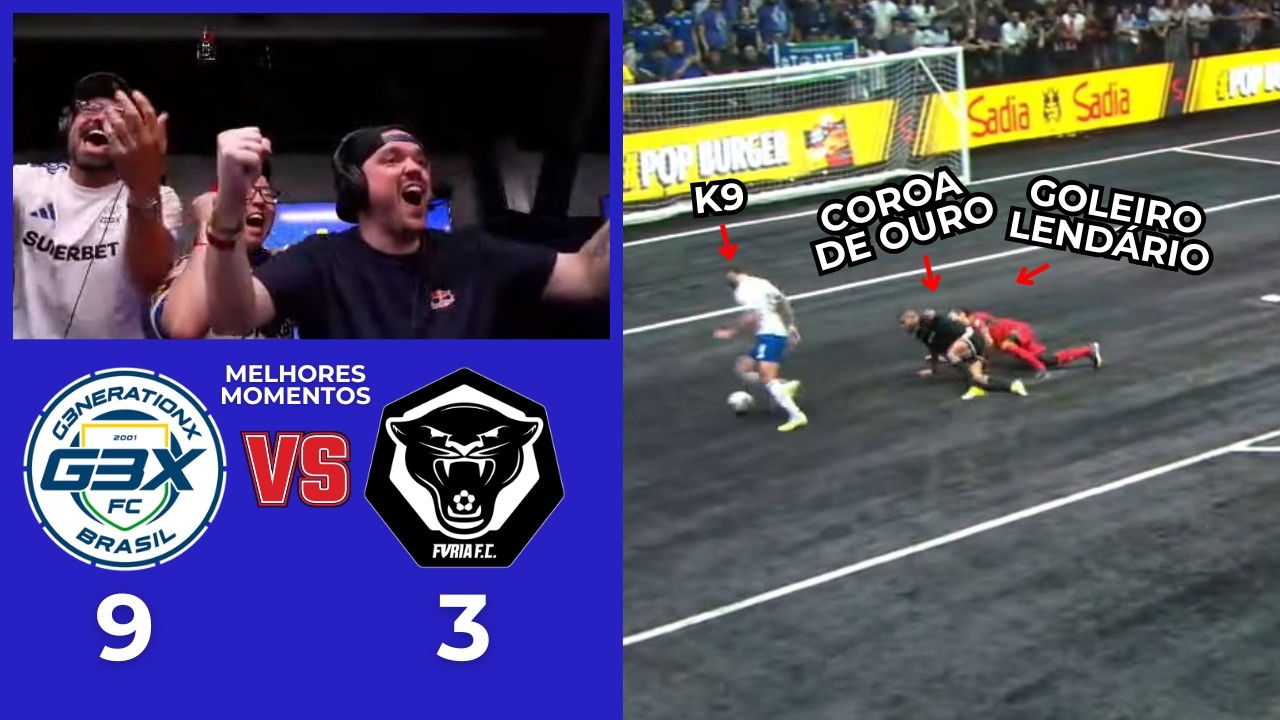 O DIA QUE G3X HUMILHOU A FURIA E K9 FEZ 100 GOLS! KINGS LEAGUE!