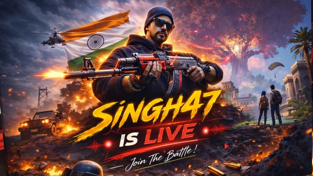 BGMI Rank PUSH To ACE Dominatior  [Singh47isLive]