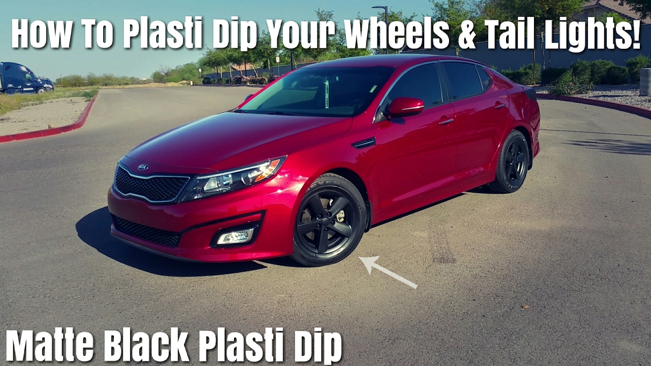 Here Is How to plasti dip your rims and tail lights