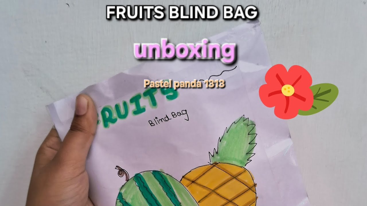 Fruits blind bag 🍋‍🟩🥑🍊| Unboxing video 📹 | By pastel panda 1313