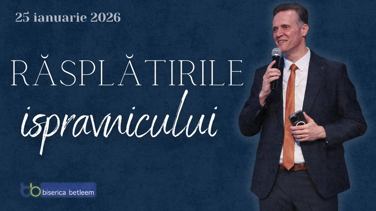 Seria: Isprăvnicia biblică #4 | Răsplătirile ispravnicului | Flaviu Coman | 25 ianuarie 2026