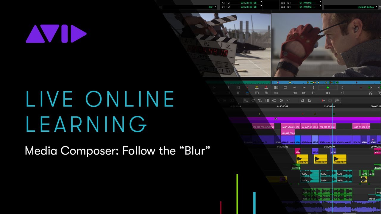 Avid Online Learning — Media Composer: следуйте за «размытием»