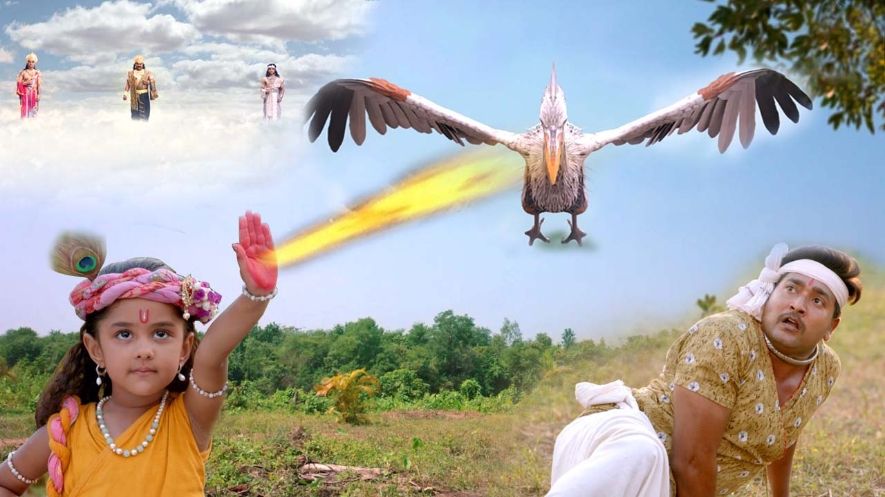 गोकुलवासी की जान पर आई आफत, कान्हा ने दिखाया चमत्कार | Yashomati Maiyaa Ke Nandlala