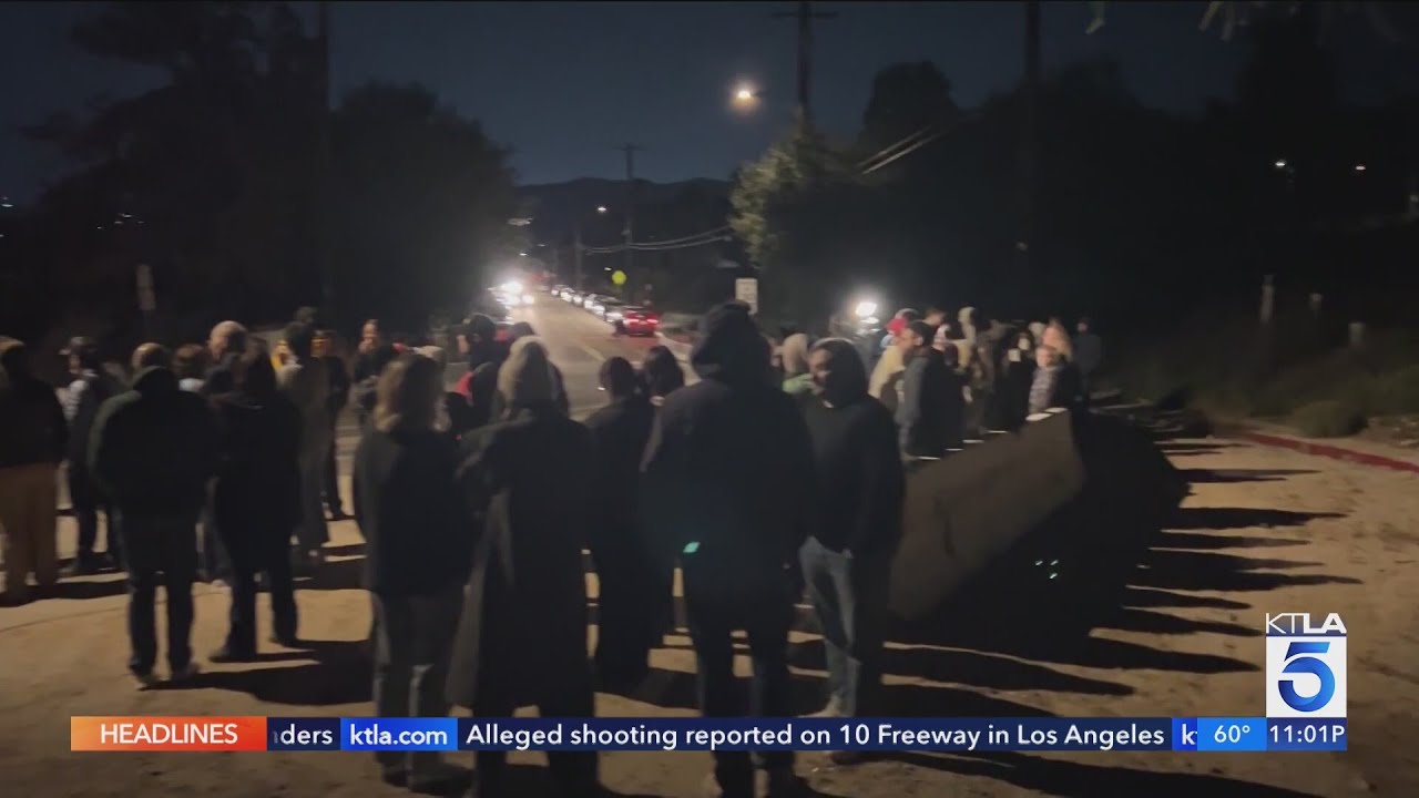 Altadena community gathers on the 1 year anniversary of Eaton Fire