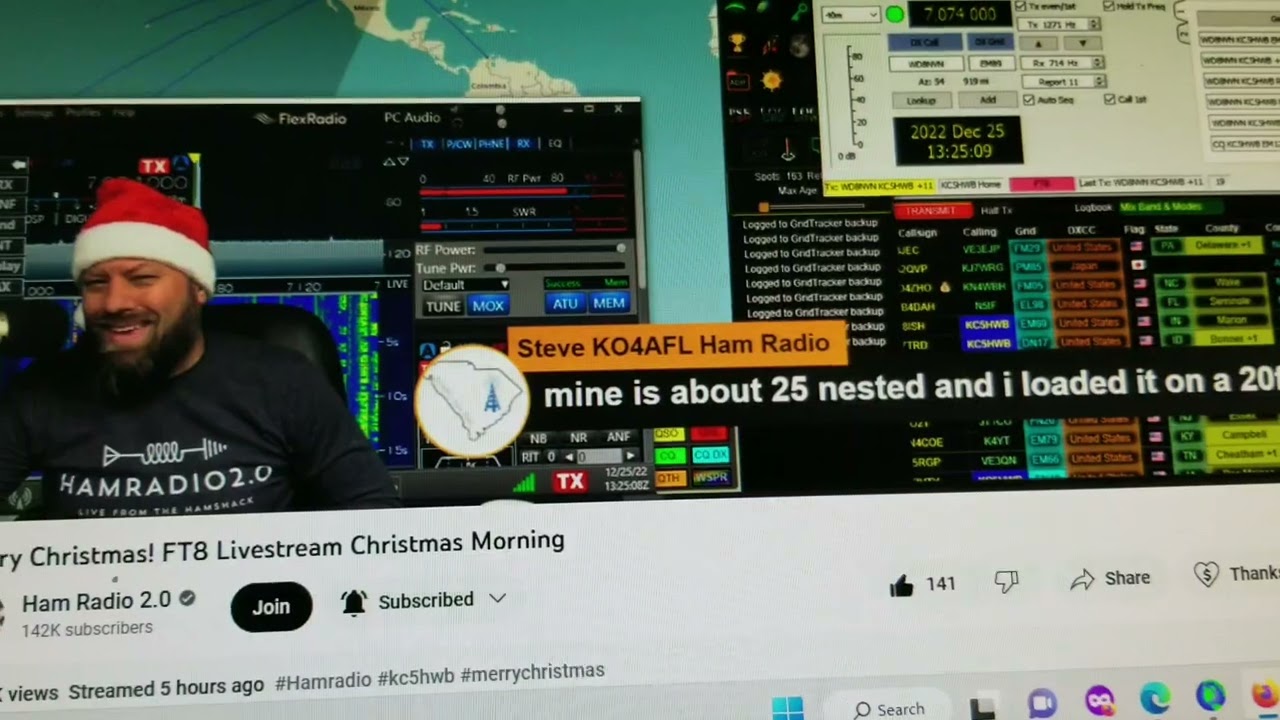 Livestream QSO on FT8 | WD8NVN  and  KC5HWB of Ham Radio 2.0