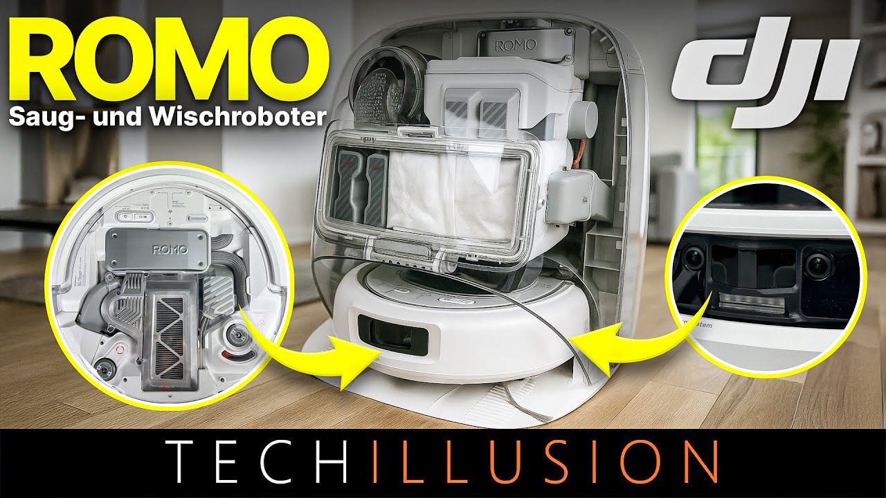 🔥TOP oder FLOP?! Der NEUE Saug- und Wischroboter von DJI?! 😱 DJI ROMO Review & Test + VERLOSUNG🎁
