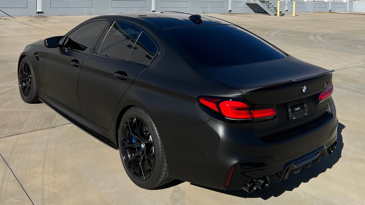 Видео от первого лица: обеденный перерыв в моей BMW F90 M5 COMP с громким выхлопом.