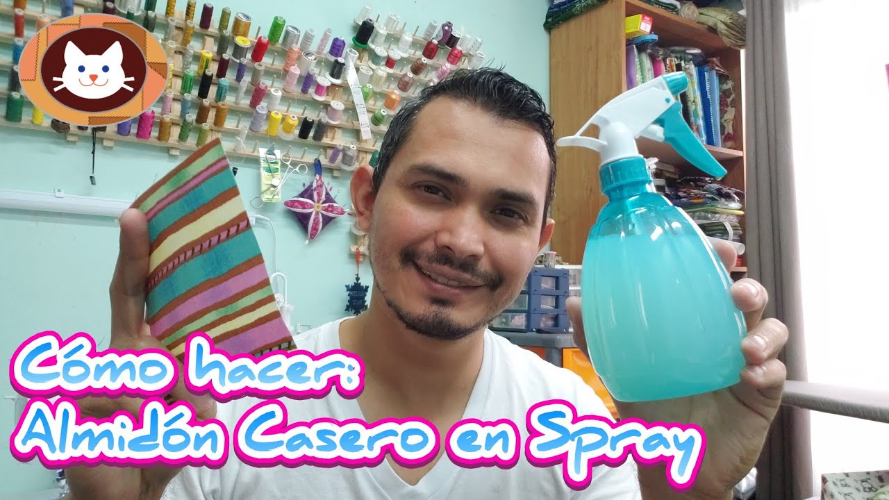 Como hacer Almidón Casero en Spray para el Planchado