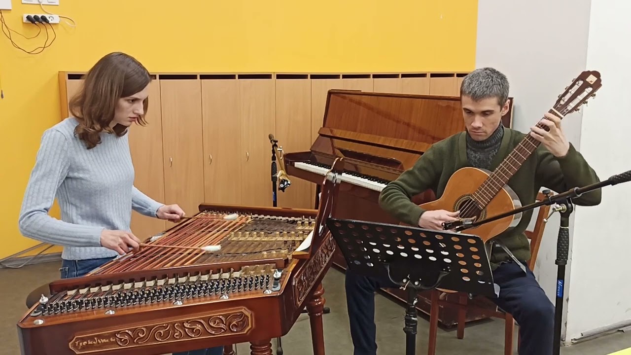 Cimbalom with guitar Цимбалы с гитарой