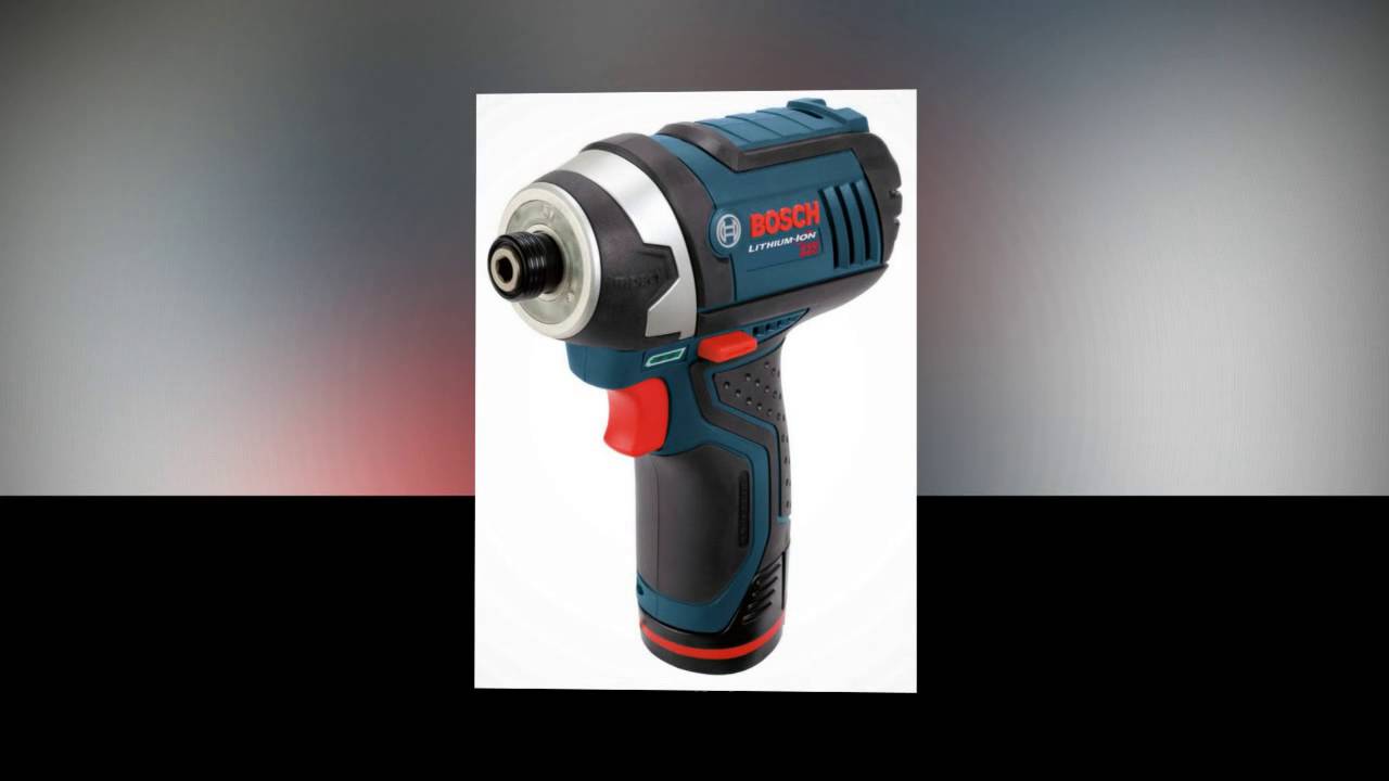 Bosch PS41 2A 12 Volt Max Lithium Ion 1,4 Inch Hex Impact Driver Kit with 2 Batteries, Charger and C