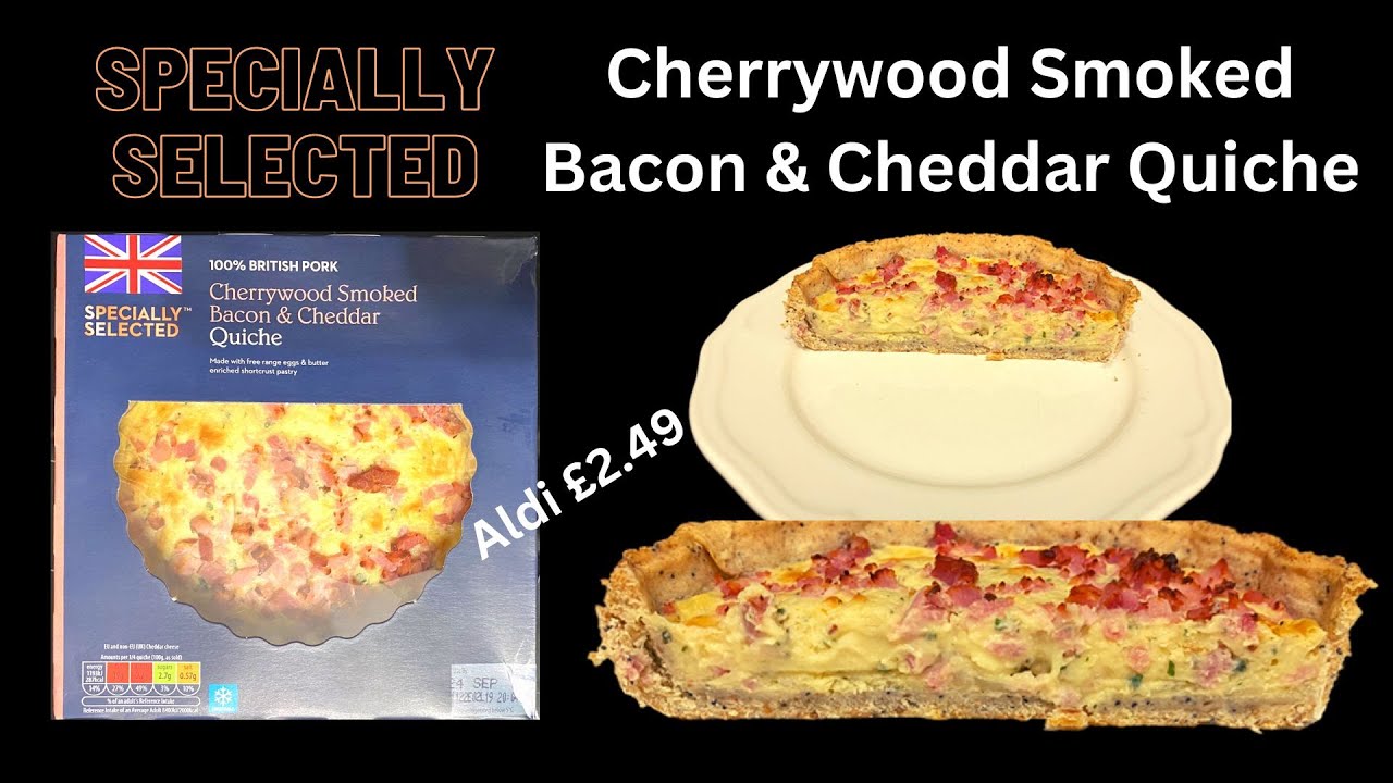 Aldi Specially Selected Cherrywood Smoked Bacon & Cheddar Quiche