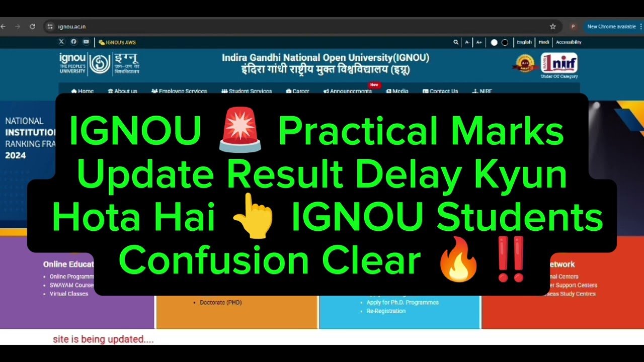 IGNOU🚨 Practical Marks Update | Result Delay Kyun Hota Hai? 🔥 IGNOU Students Confusion Clear👆 Watch😱