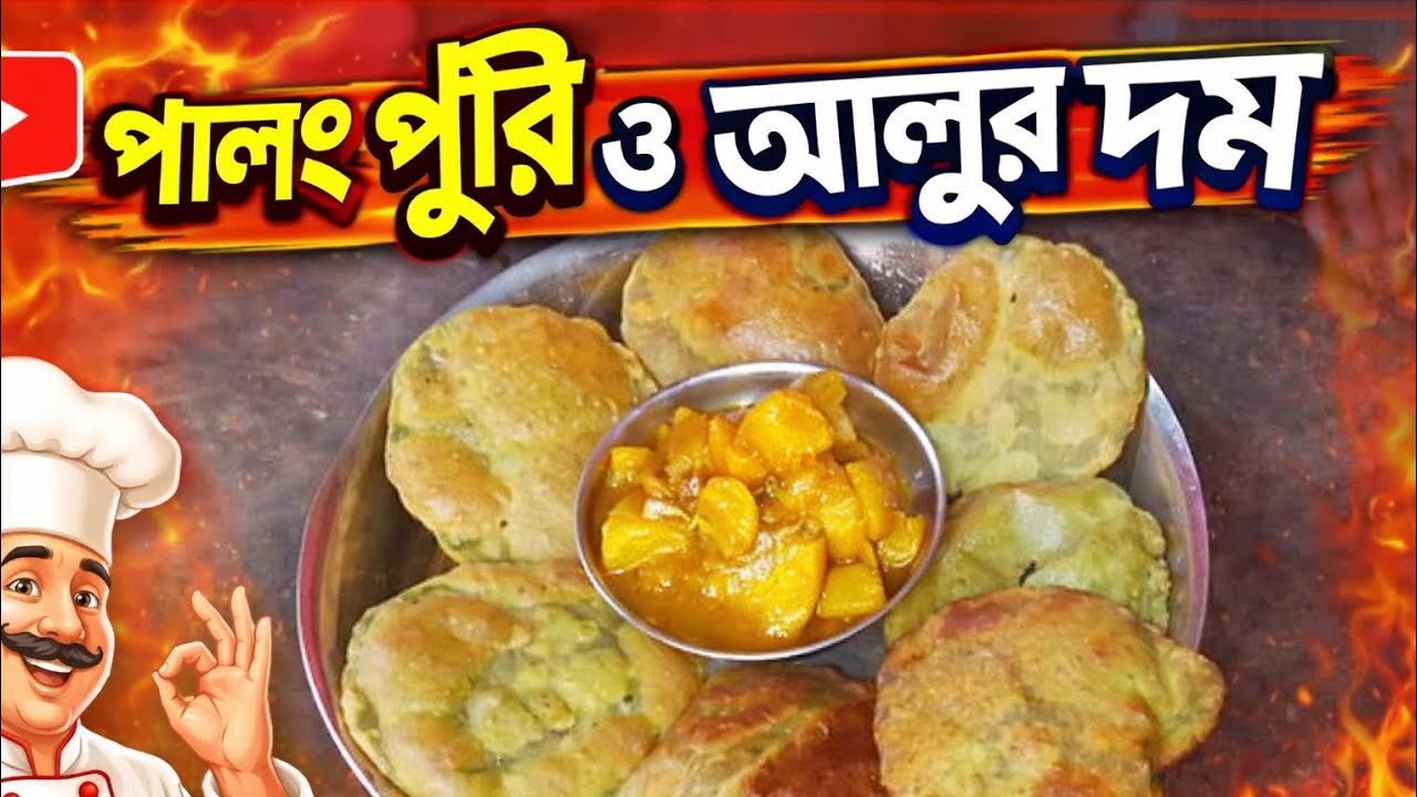 এই পালঙ পুরি একবার বানিয়ে দেখুন সাথে ধনে পাতা দিয়ে আলুর দম 