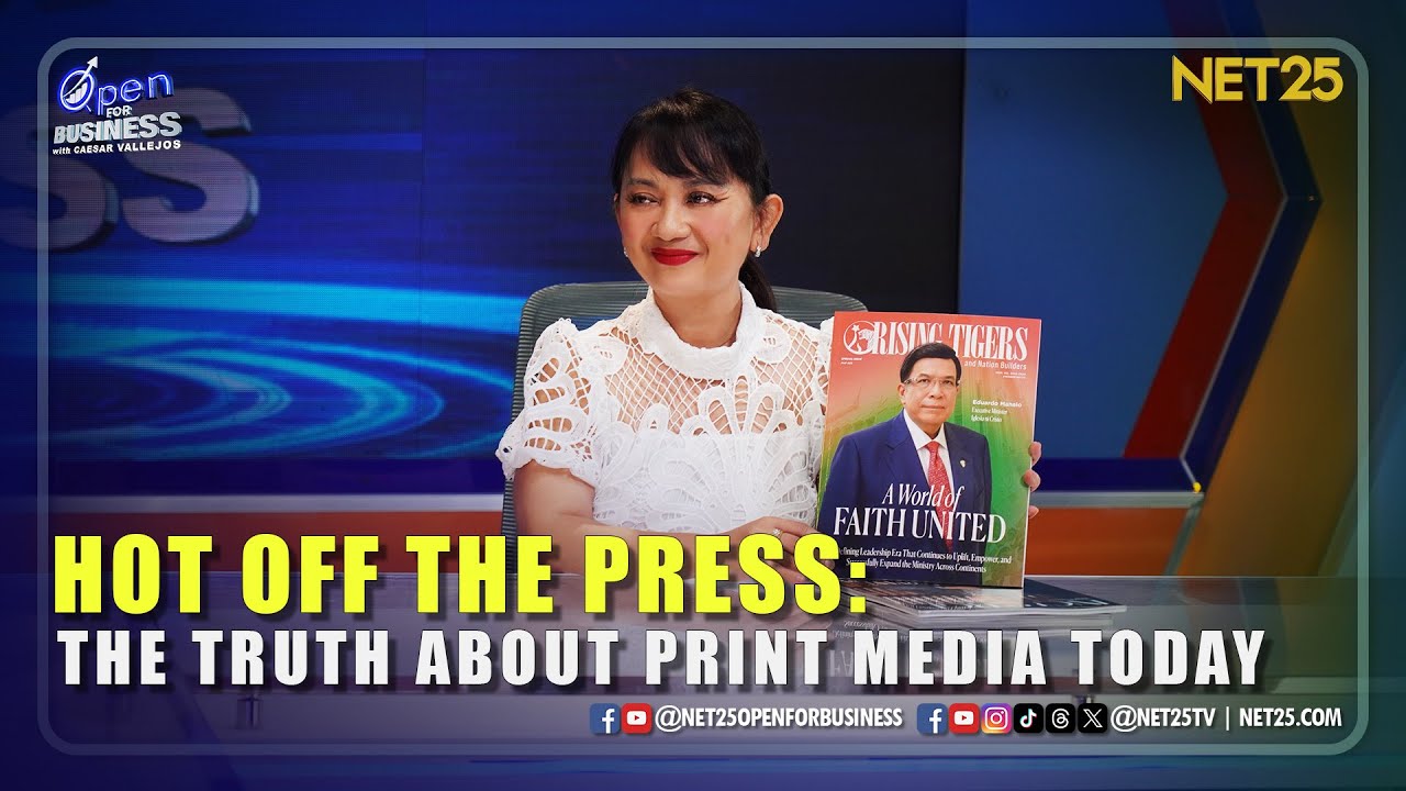 Open For Business | Hot Off the Press: The Truth About Print Media Today | December 28, 2025