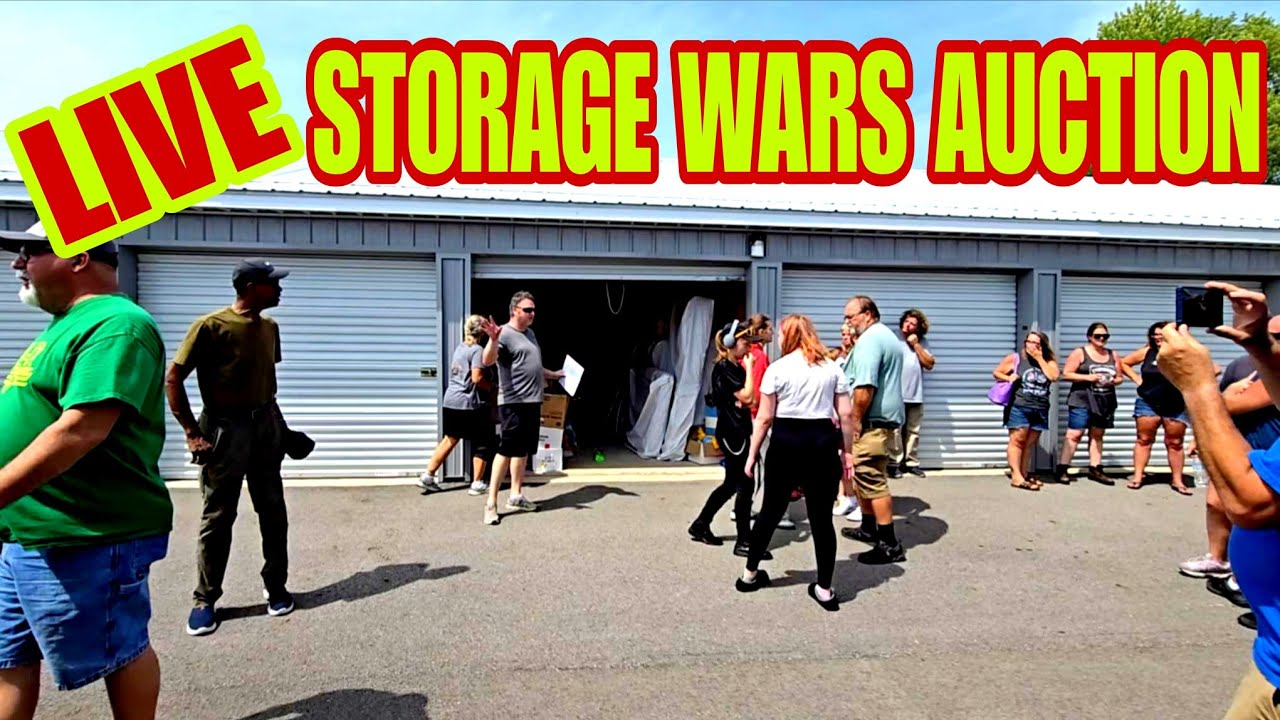 LIVE Storage Wars Auction In Ohio with 18 Abandoned Storage Units