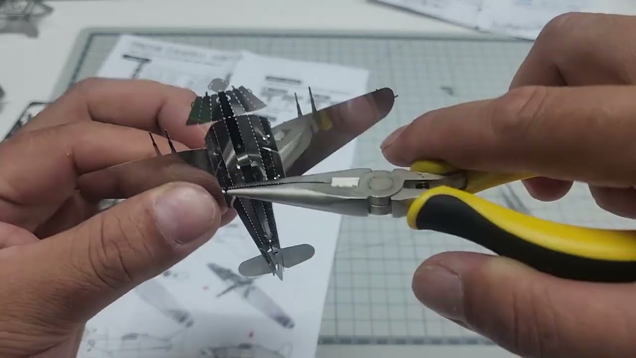 다이소 3D 메탈퍼즐5 비행기B