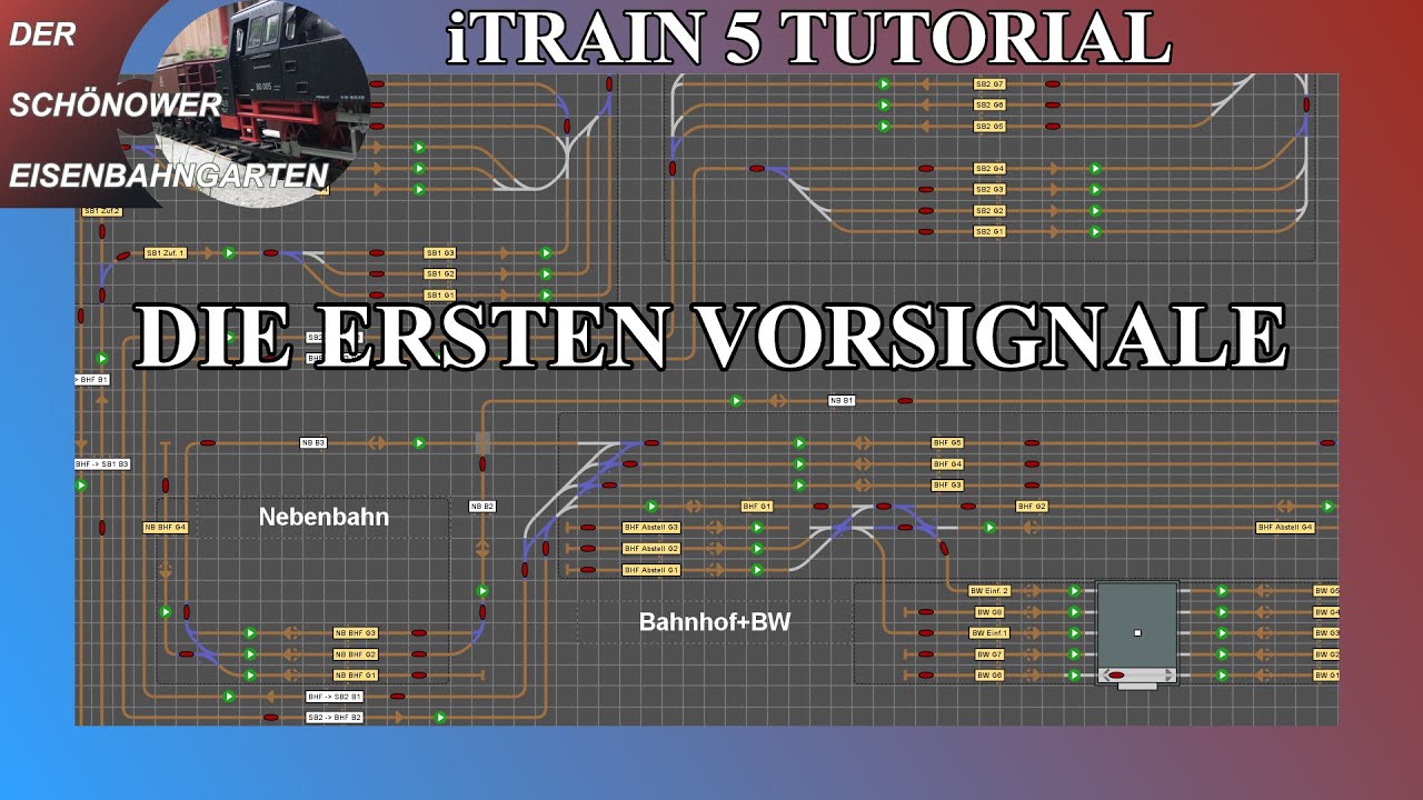 iTrain 5 Modelleisenbahn Software Modellbahnsteuerung Tutorial Part 18 Vorsignale