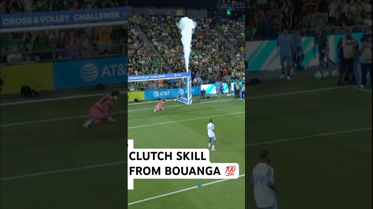 CLUTCH finish from Denis Bouanga in the Shooting Challenge 🚀
