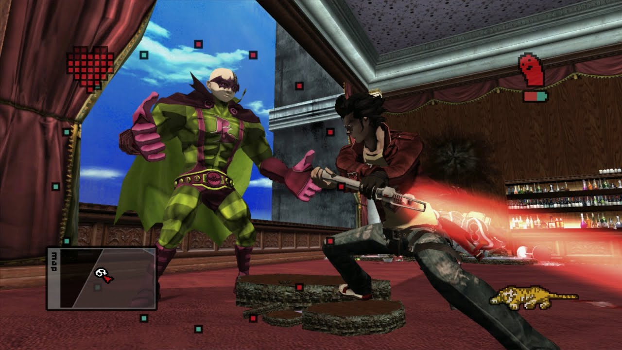 [Bitter Mode] No More Heroes 2: Desperate Struggle - Jasper Batt Jr. Boss Fight (1080p HD)