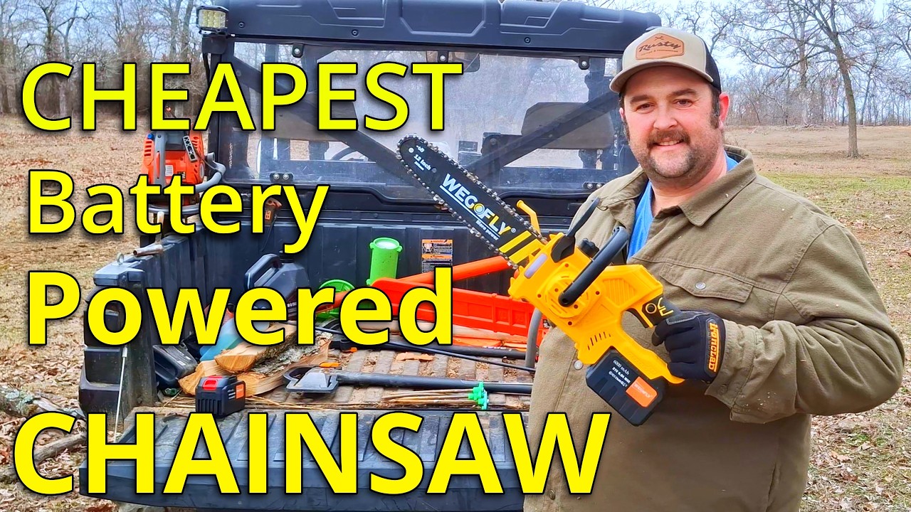 Can A Budget Electric Chainsaw Handle REAL Farm Work?