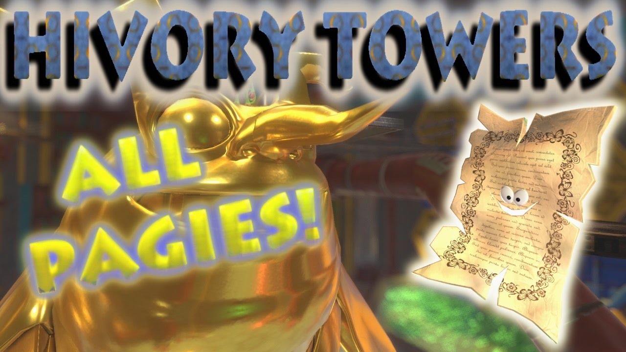 Yooka-Laylee - ALL Hivory Tower Pagies Locations