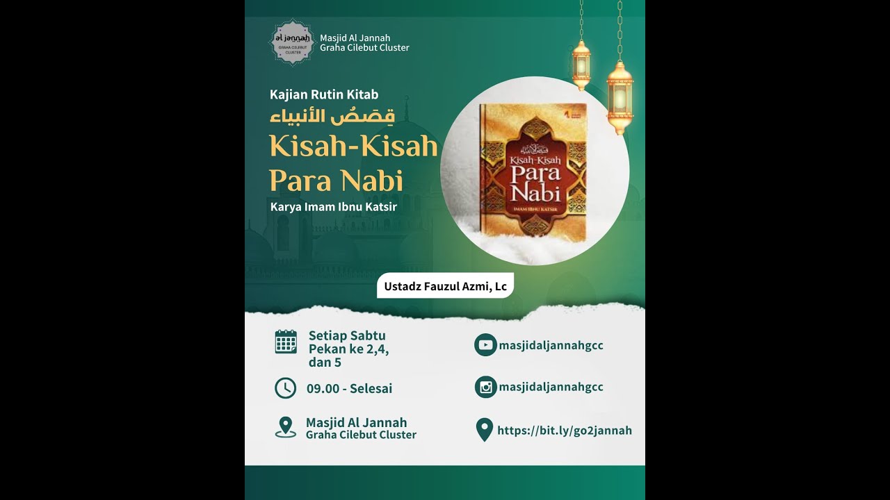 Kisah-Kisah Para Nabi | Kisah Nabi Luth | Ustadz Fauzul Azmi, Lc حافظه الله