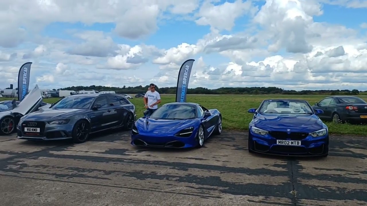 Elvington airfield the Ultimate Supercar show York August 20th 2023.