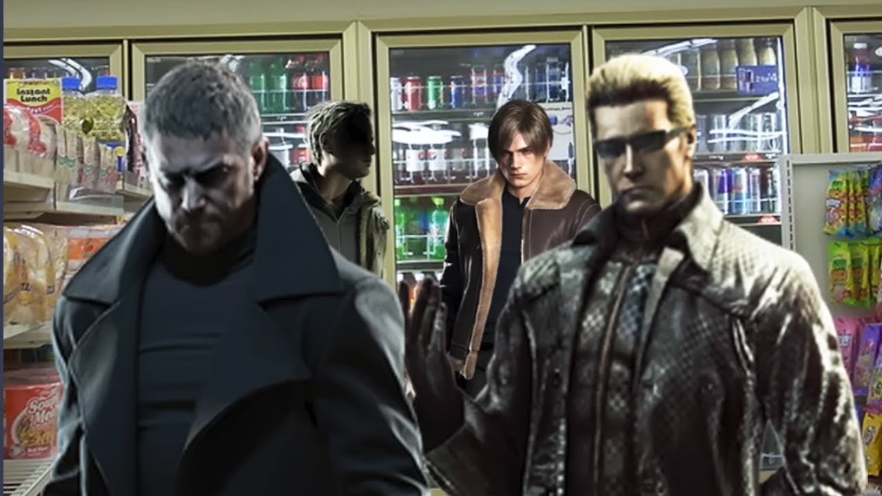 Wesker and Friends go to 7-Eleven