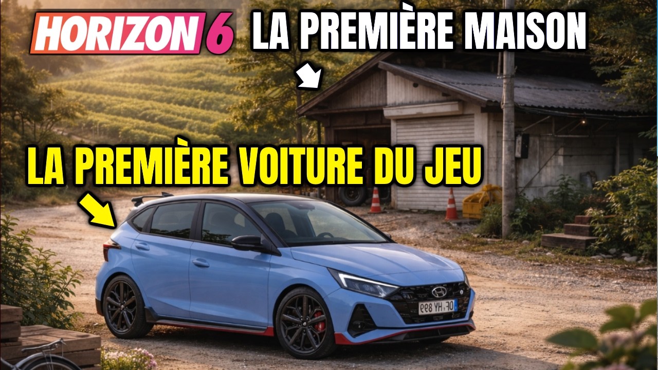 FORZA HORIZON 6 : VOICI LA PREMIÈRE VOITURE ET LA PREMIÈRE MAISON DU JEU !