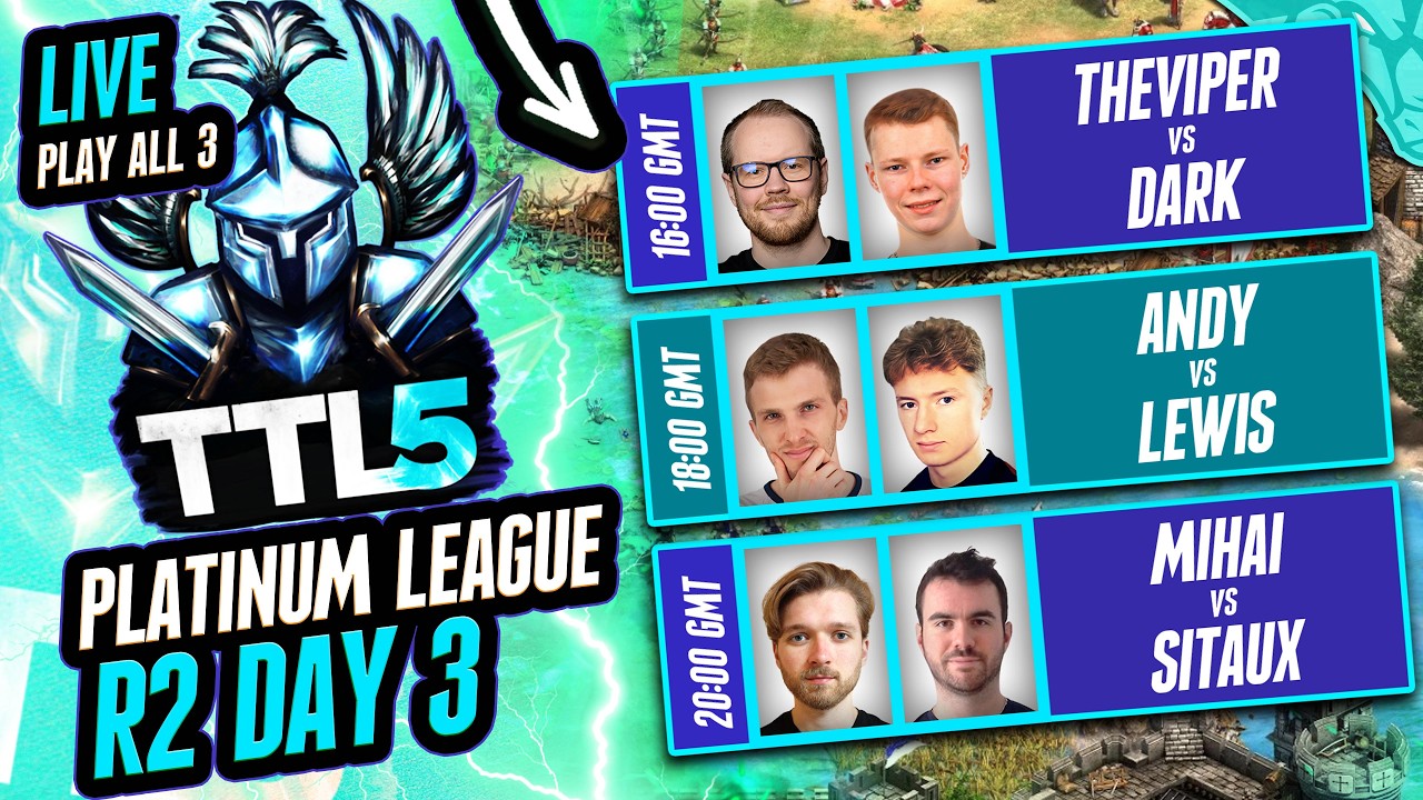 TheViper vs Dark | Andy vs Lewis | Mihai vs Sitaux  | Titans league Platinum Season 5 R2 Day 3