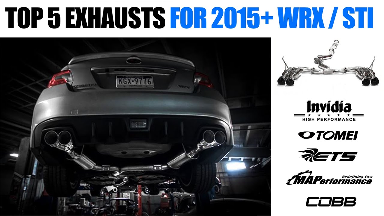 5 лучших выхлопных систем для Subaru WRX / STI 2015+