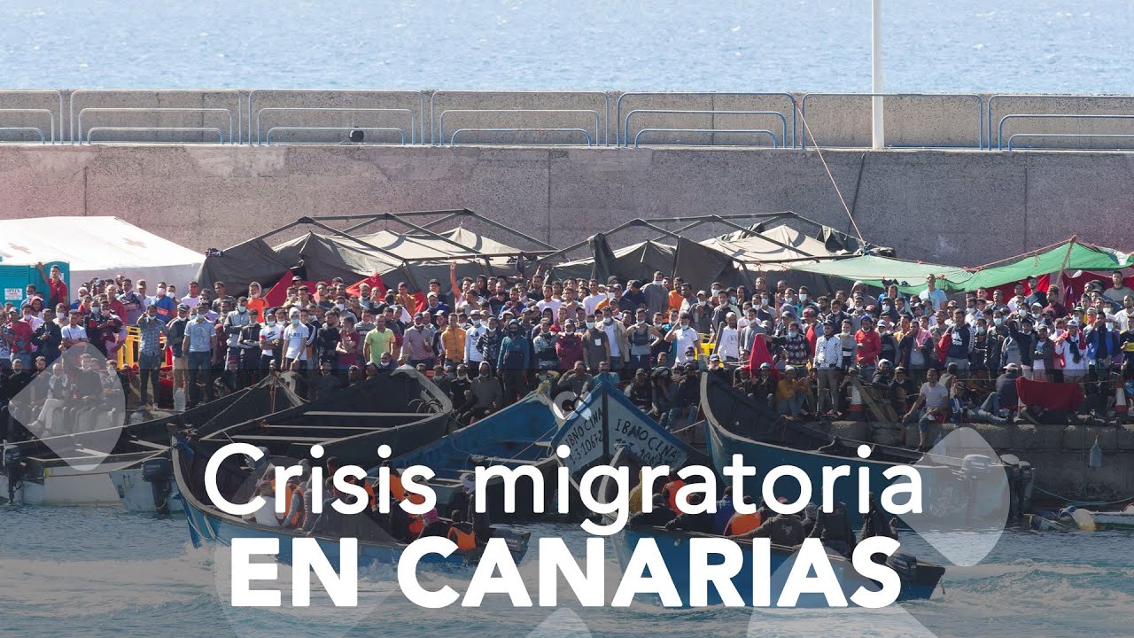 Crisis migratoria en Canarias