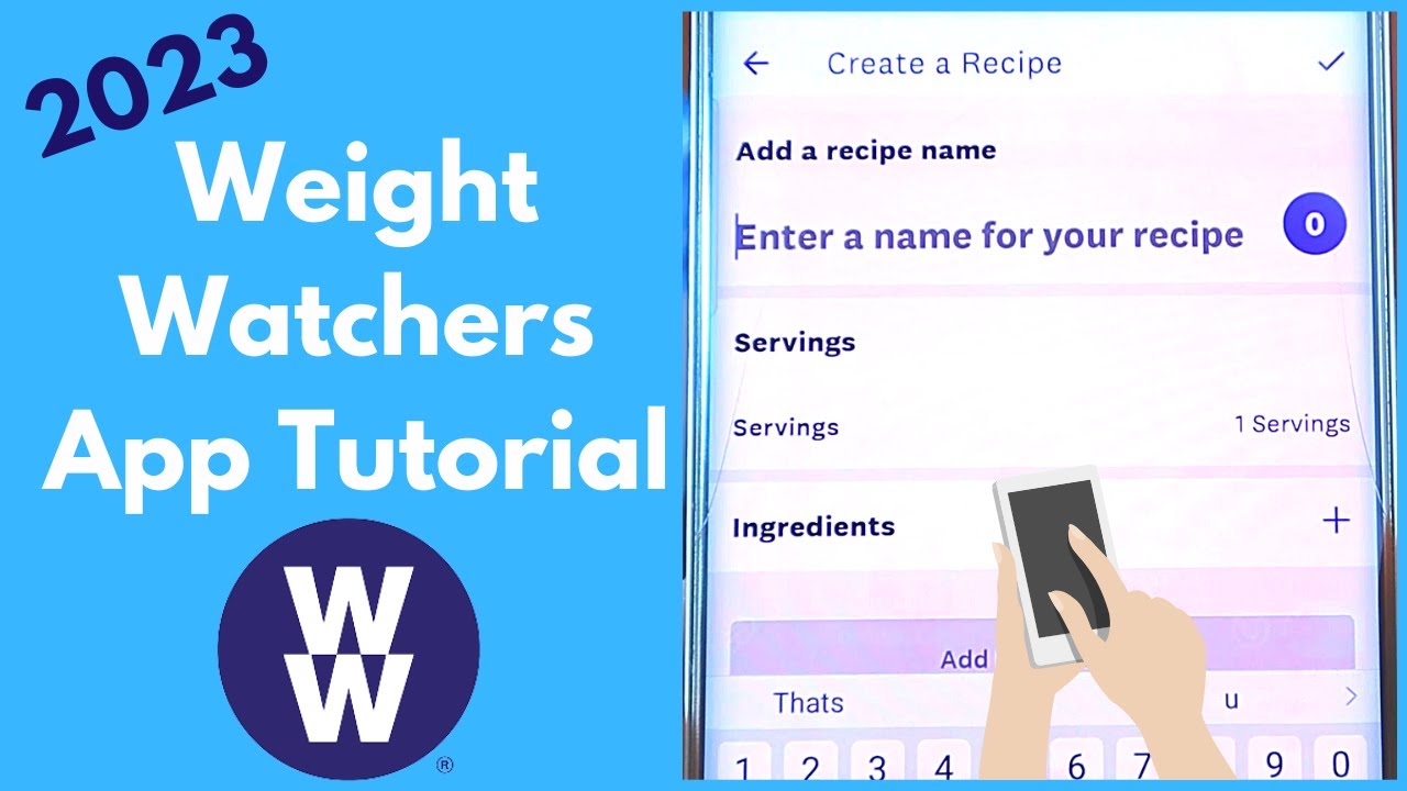 WW (WEIGHT WATCHERS) APP TUTORIAL | HOW TO TRACK FOOD, CREATE A RECIPE, & MORE! @planningushealthy
