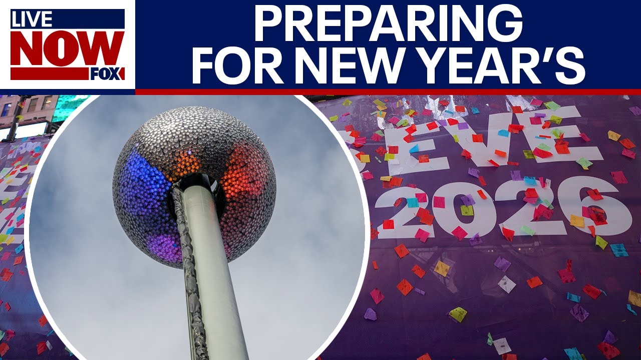 Times Square conducts New Year's Eve ball drop test