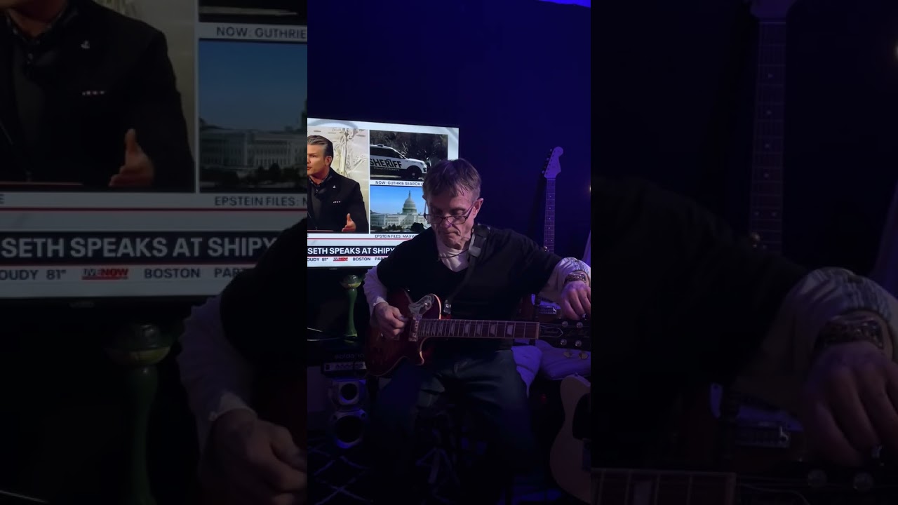Tommy ripping my ‘80 Les Paul “Sunburst”