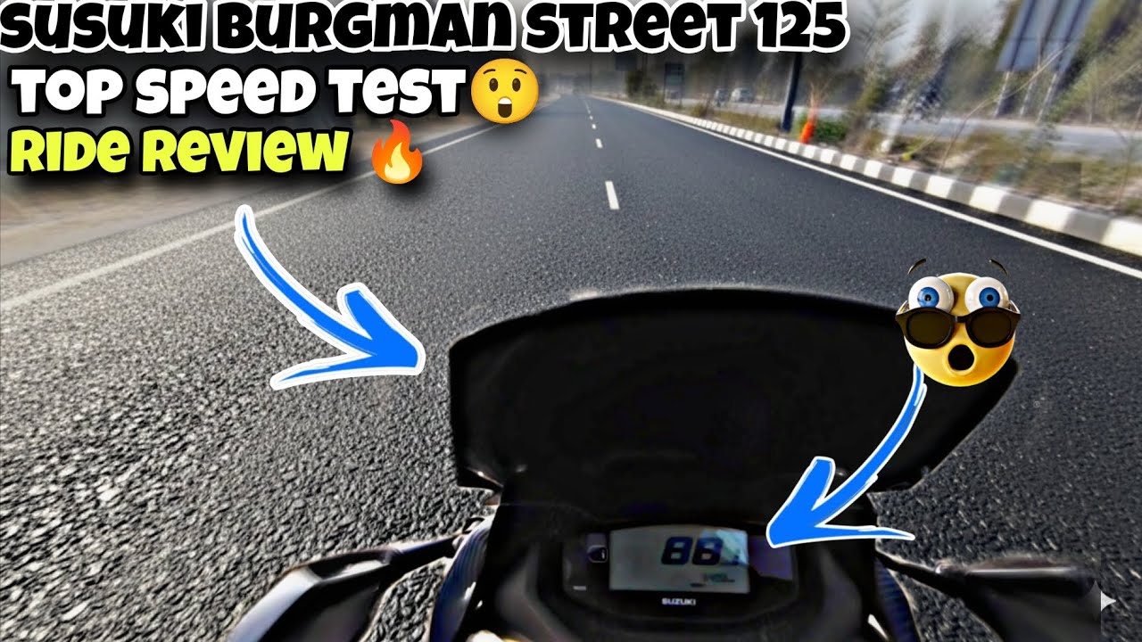 Suzuki Burgman 125 Top Speed & Ride Review: Shocking Result? 🔥🔥#viral#viralvideo#trending#trend#vlog