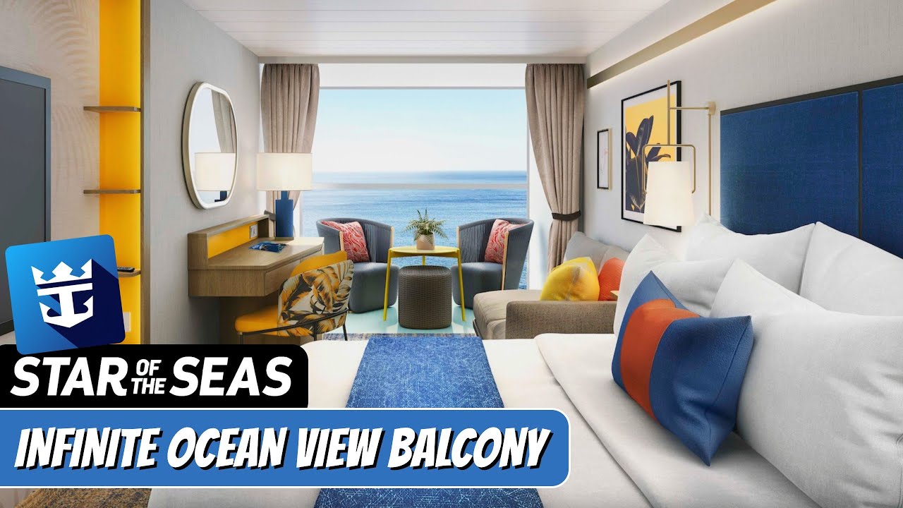 Star of the Seas | Infinite Ocean View Balcony Walkthrough Tour | Royal Caribbean 2025 | 4k