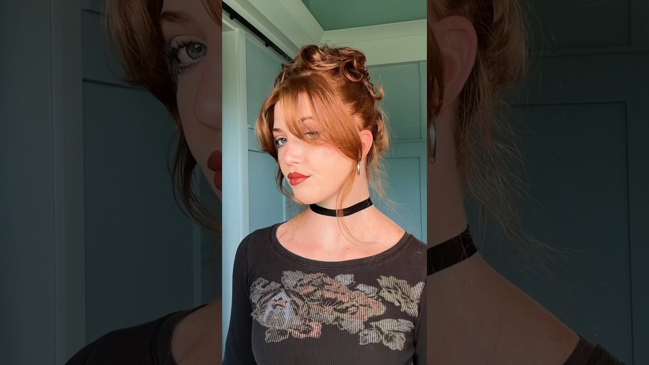 90&rsquo;s inspired hair updo&hellip; love this hairstyle!!! #hairtutorial #hairstyles