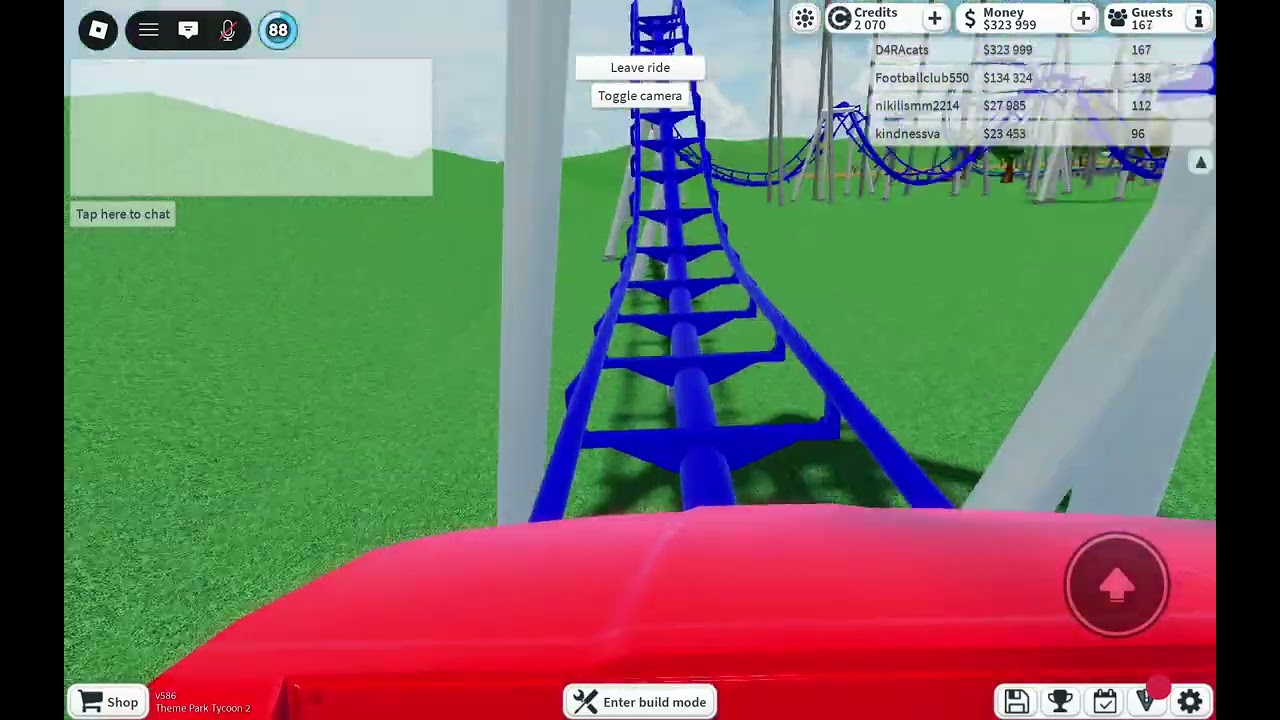 CORKSCREW RECREATION IN TPT2 #rollercoaster #roblox