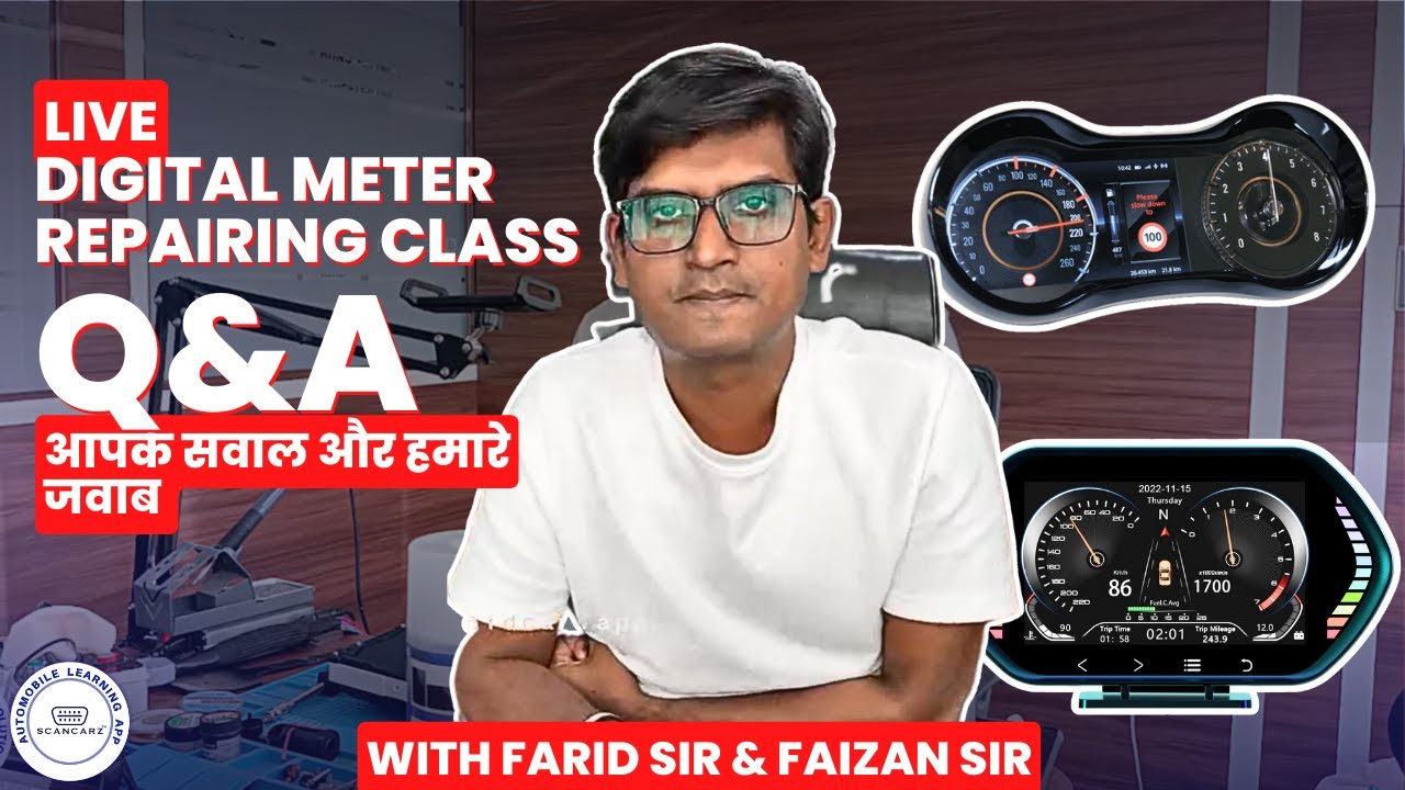 Digital Meter Repairing Class Q&A | SCANCARZ| #digitalmeter #automobile #car #xtool #dpfregeneration
