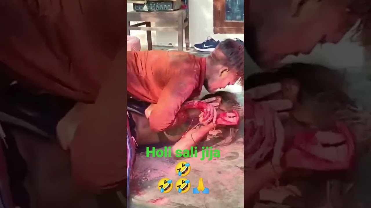 holi jija sali kaha kaha rang lagaya 🤣#shorts #trending #aamirkhan #comedy #youtube #viral #funny