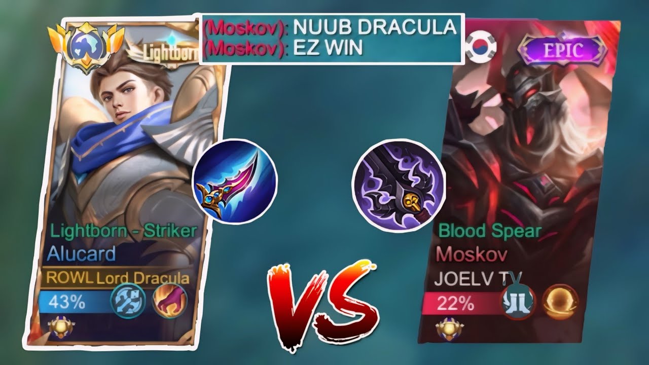 DRACULA VS MOSKOV USER WHO WILL WIN? | WHEN GLOBAL ALUCARD!