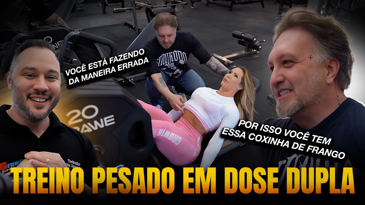 DESAFIANDO MEUS LIMITES! Treino Brutal de Quadríceps em Dose Dupla com Fabio Chiodini e Carlos Garon