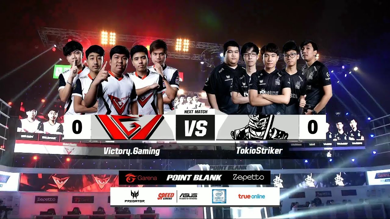 PBWC 2018 Thailand Qualifier Grand Final Semifinal Game 1 Victory.Gaming VS TokioStriker